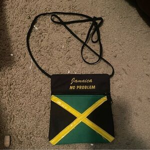 Jamaica No Problem Crossbody Bag - Black, Green, Yellow